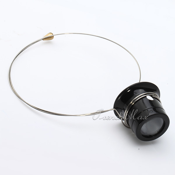     öƽ ð  ü ð   & A; ݼ ̾ Ӹ WA014/5x Black Organic Plastic Watchmakers Eye Loupe & Metal Wire Headband WA014